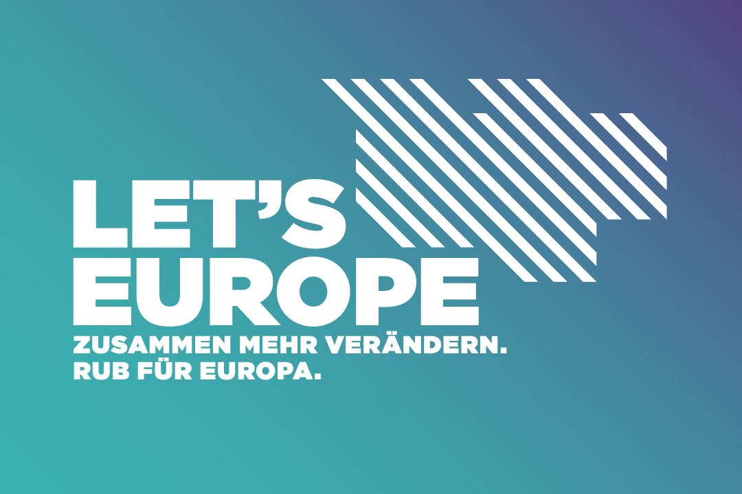 Plakat für Kampagne Let's Europe