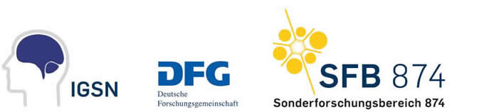 Logos von der IGSN, DFG und SFB874