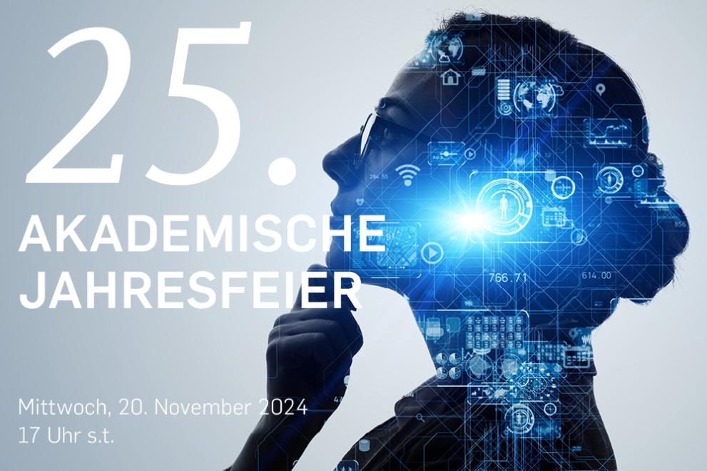 Einladung 25. Akademische Jahresfeier am 20.11.2024